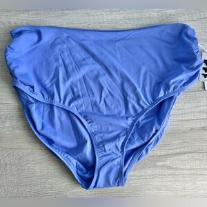 Anne Cole High-Waist Bikini Bottoms Periwinkle Size XL
